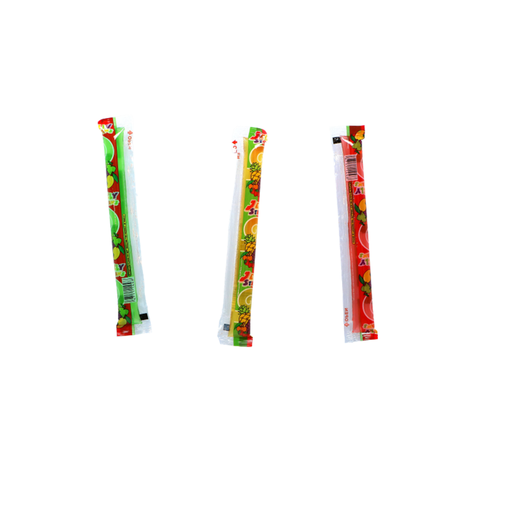 Gelées en pailles JELLY STRAWS - assortiments saveur fruits 300G
