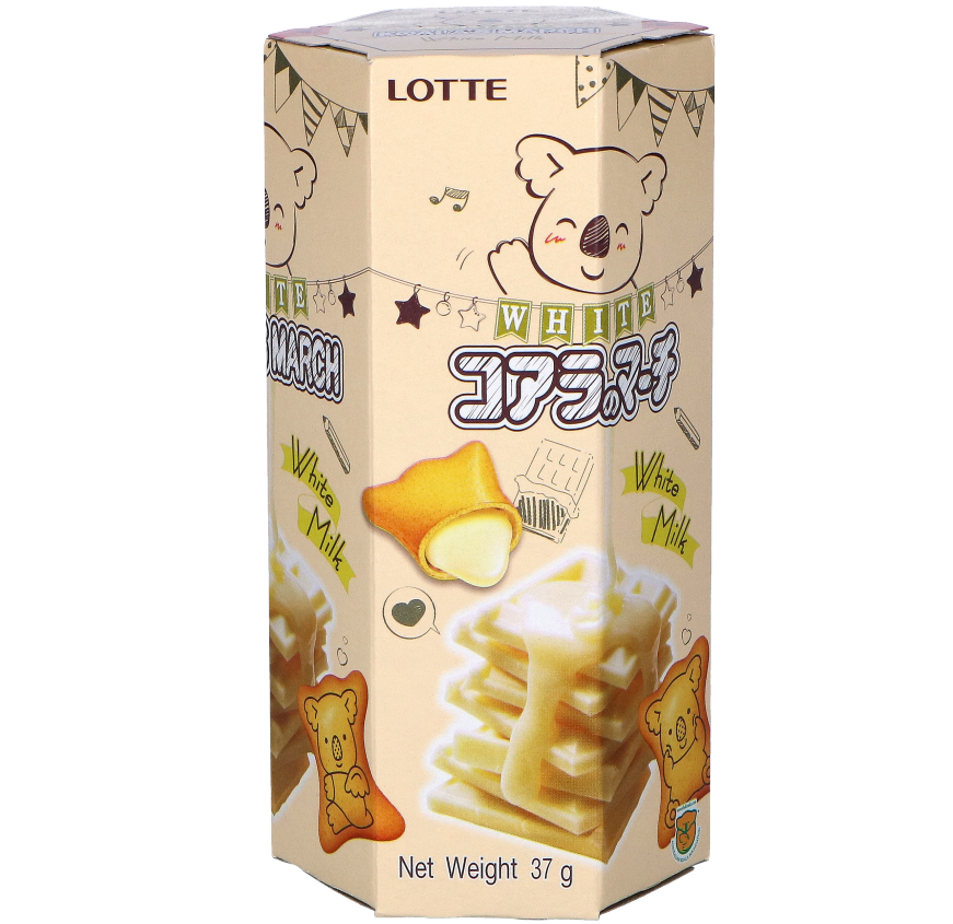 Biscuits fourrés à la crème au lait Koala's March 37g LOTTE