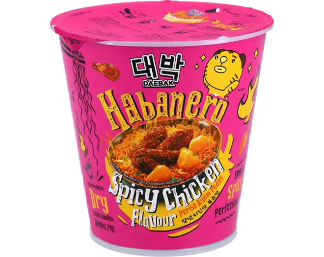 Daebak - Nouilles Habanero épicé poulet Cup 79g