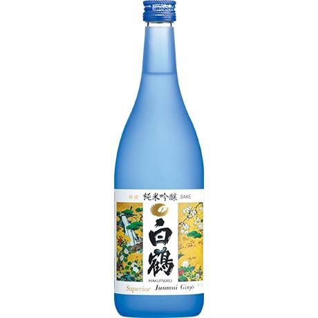 Sake Junmai Ginjo 14,5% 720ml HAKUTSURU - Saké Premium Grande Bouteille