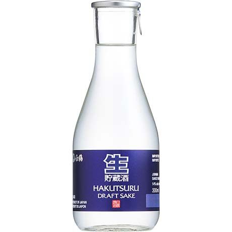 Sake Junmai 14% 300ml HAKUTSURU - Saké Pur Riz Japonais