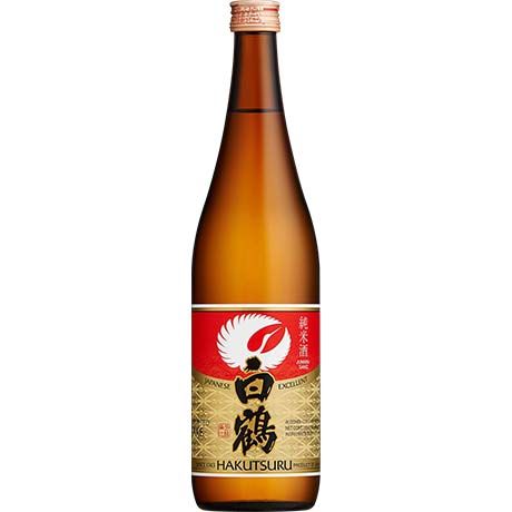 Sake Junmai 15% 720ml HAKUTSURU - Saké Pur Riz Grande Bouteille
