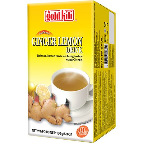 Boisson Instantanée au Gingembre & Citron 10 X 18 G GOLD KILI