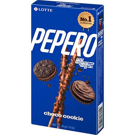 Pepero 巧克力曲奇 LOTTE 32克 - 巧克力曲奇棒