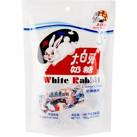 Bonbon au lait lapin White Rabbit 180g