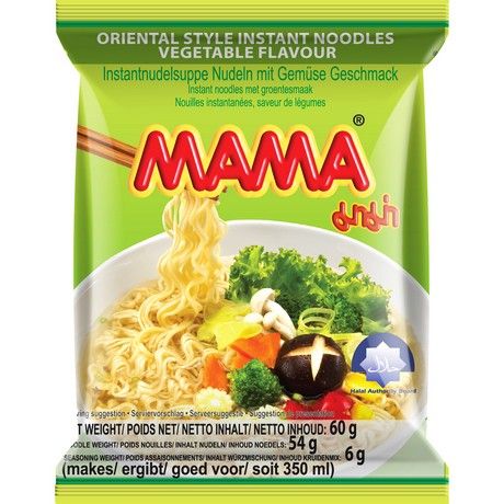 Nouilles Instantanées Légumes Halal 60 G MAMA