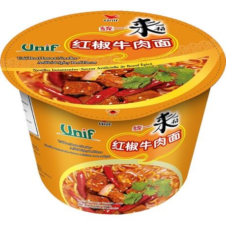 统一香辣牛肉方便面 110G