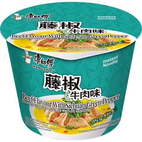 Nouilles Instantanées Boeuf & Poivre Sichuan Bol 108 G – KANG SHI FU