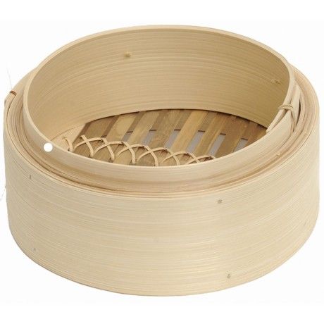 Dimono® cuiseur vapeur bambou avec inox, 2 étages de cuiseur vapeur avec couvercle, panier vapeur cuiseur à riz bambou pour Sim Sum Dumplings, légumes, riz, viande, poisson ( 20 cm Dimono® cuiseur vapeur bambou avec inox, 2 étages de cuiseur vapeur avec couvercle, panier vapeur cuiseur à riz bambou pour Sim Sum Dumplings, légumes, riz, viande, poisson ( 20 cm