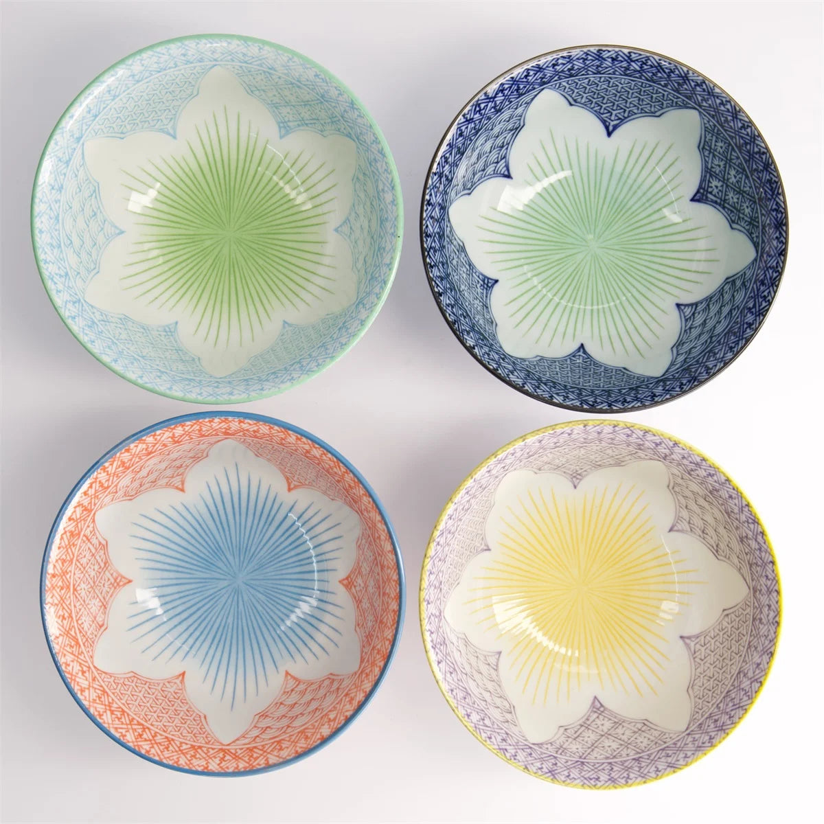 bol Mixed Fleur de lys 4pcs Giftset 14.8x6.8cm 550ml