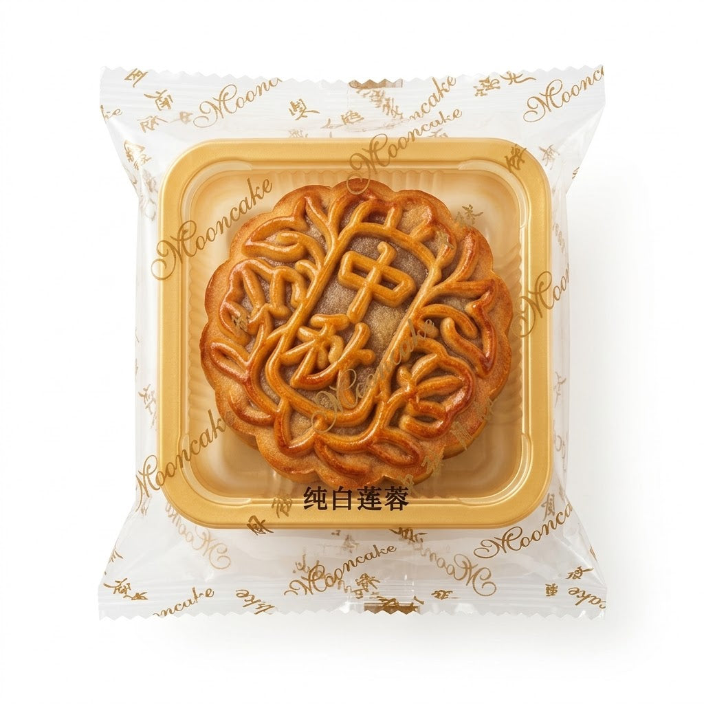 Gâteau de la Lune au Lotus Blanc Pur Mini 75 G – SUNWINWAH