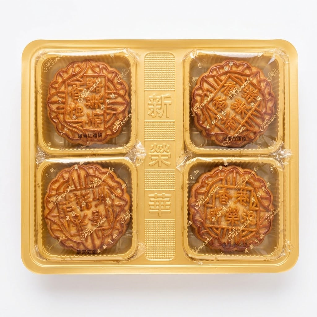 Gâteau de la Lune Hong Kong – Assortiment 4 Saveurs 4 x 185 G – SUNWINWAH