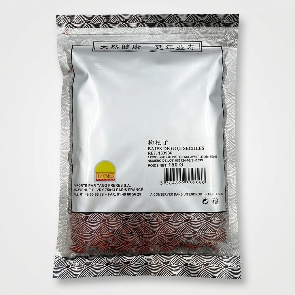 Baies de Goji Séchées 150 G – LONGÉVITY