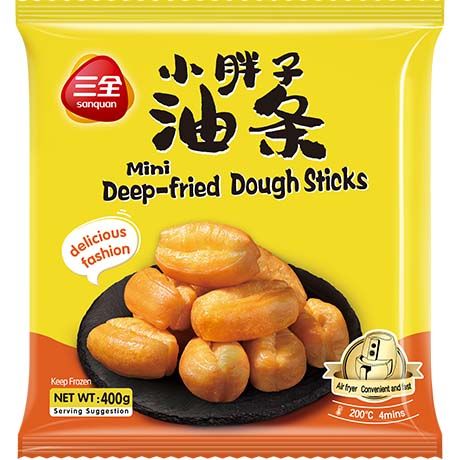 三全迷你油条 10条装 400克 - 冷冻油条