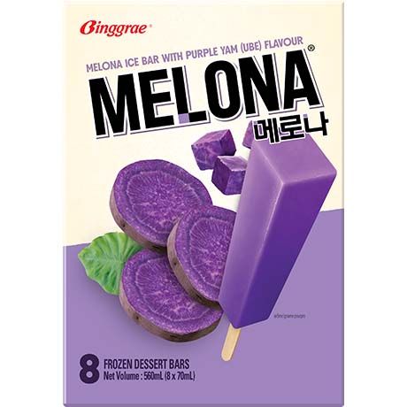 Melona Barre de Glace Igname Violet Ube 70 ML – BINGGRAE
