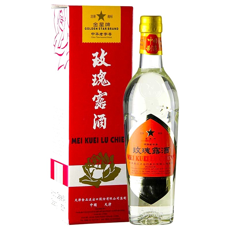 玫瑰金星牌梅桂露酒 500ml 酒精度54%