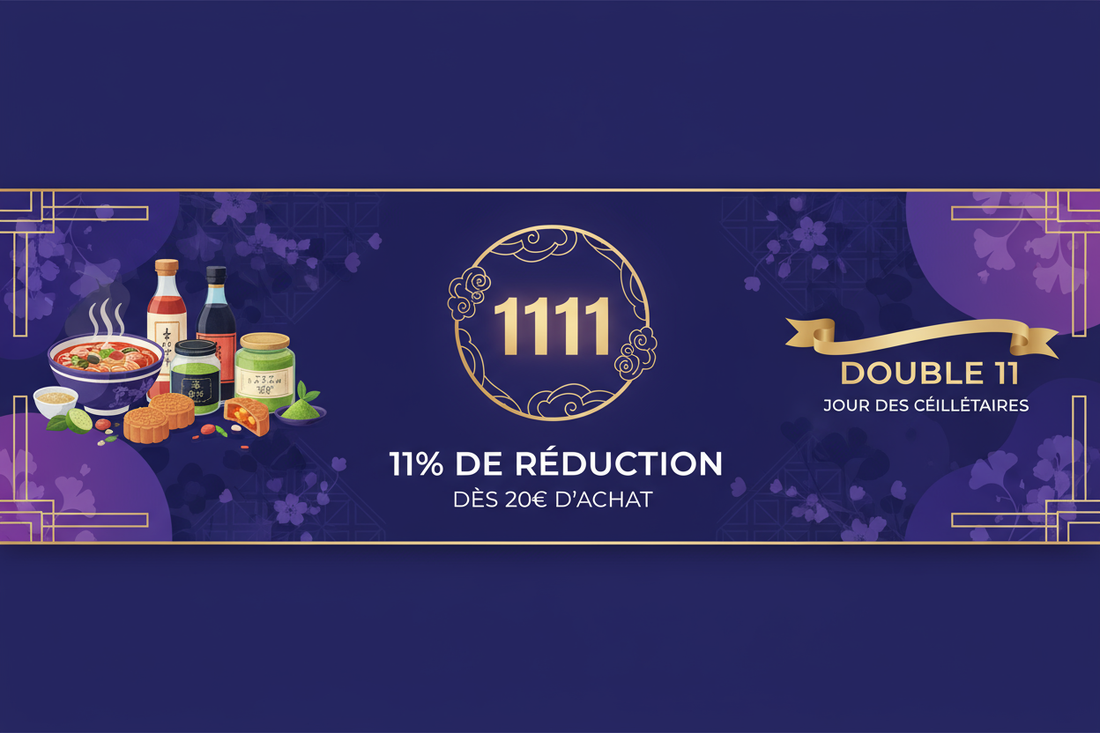11% de réduction sur l'ensemble de nos produits💶 Dès 20€ d'achat