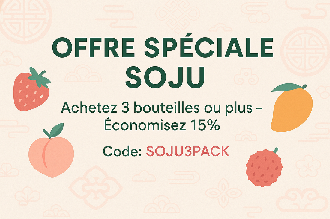 OFFRE SPÉCIALE SOJU（SOJU 特别优惠）