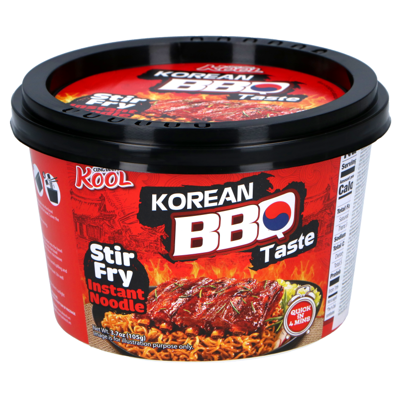 Nouilles ins. sav. coreen BBQ en Bol 105g Cung Dình