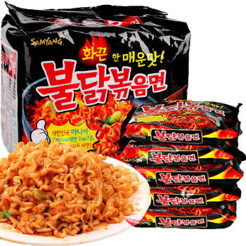 SY Nouilles ins. épicé sav. poulet SAMYANG Buldak 140g*5