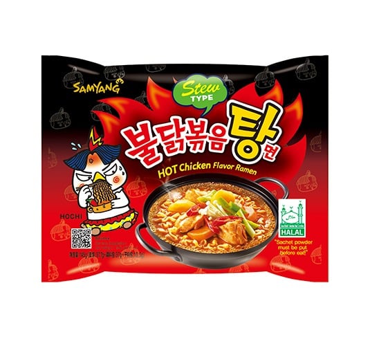 SamYang Ramen épicé buldak saveur Stew sachet 145g Halal