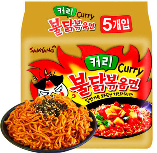 SY Nouilles ins. épicé sav. curry SAMYANG Buldak 140g*5