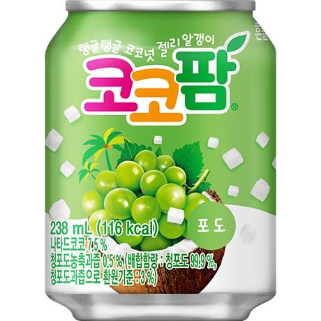 Boisson au Raisin&Nata de Coco Coco Palm 238 ML HAITAI