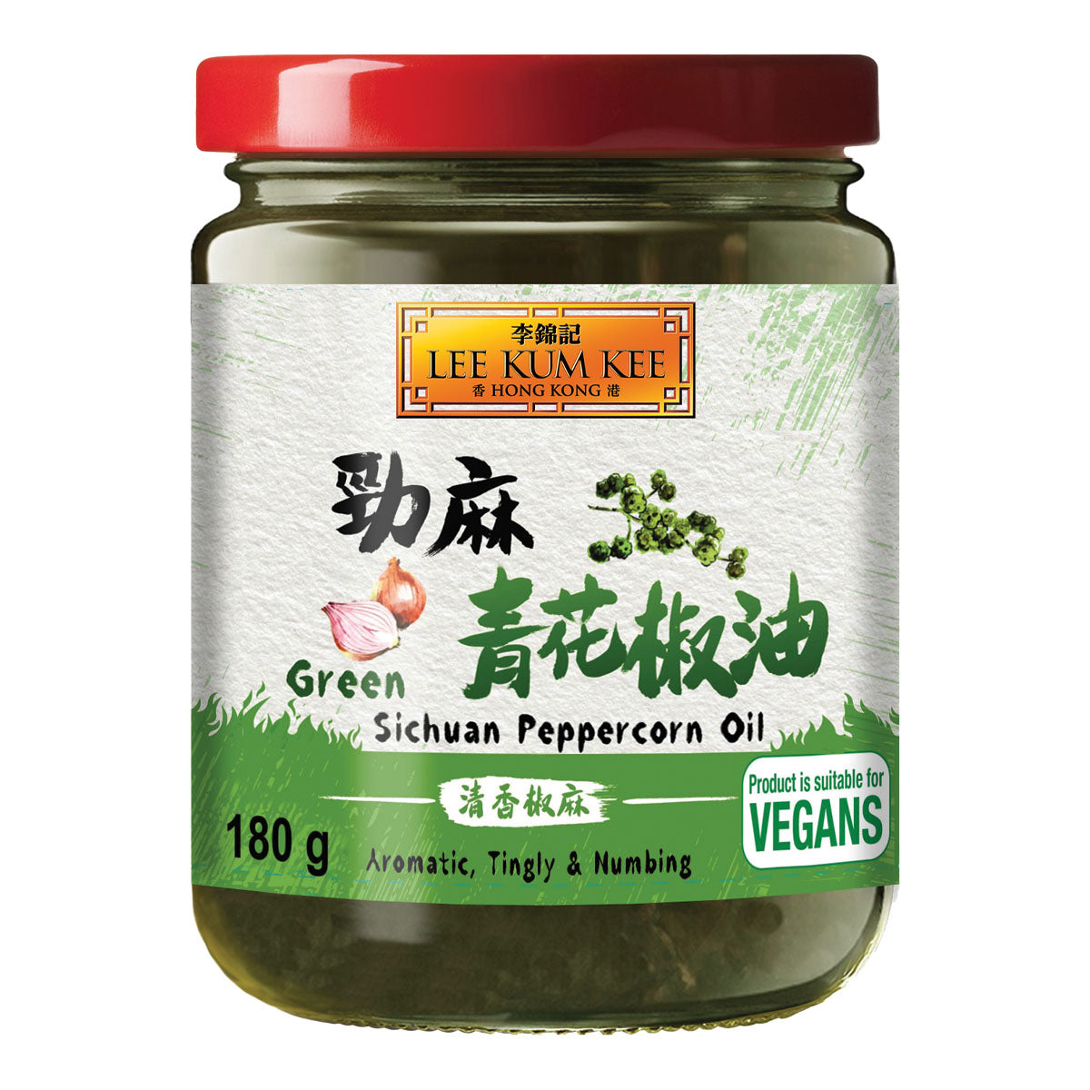 李锦记四川青椒油180克 李锦记