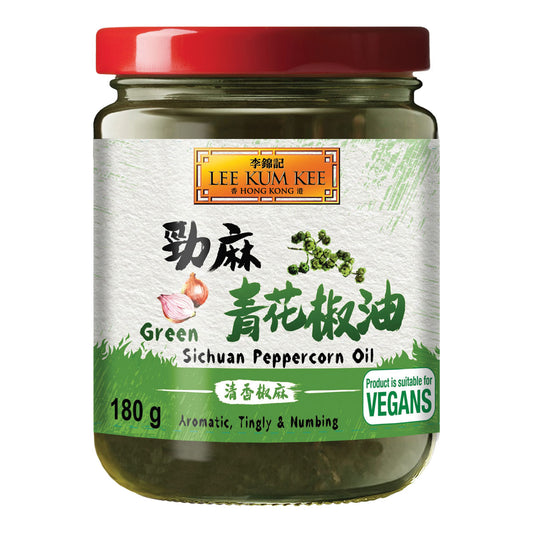 李锦记四川青椒油180克 李锦记