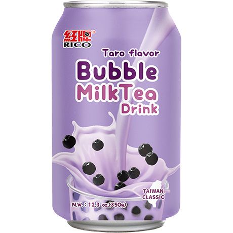 Bubble Milk Tea Boisson Taro 340 ML RICO