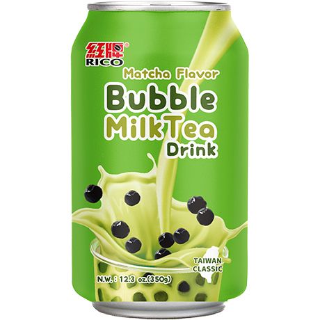 Bubble Milk Tea Boisson Matcha 340 ML RICO