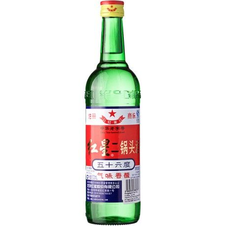 Er Guo Tou 56% 500ml BEIJING RED STAR - Baijiu Pékinois Traditionnel