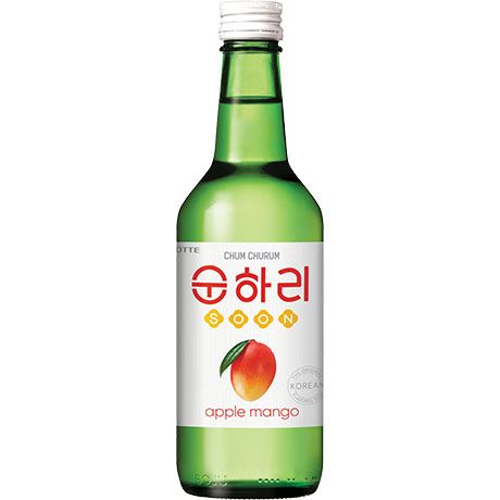 Soju Pomme Mangue 12% 350ml CHUM CHURUM - Soju Coréen Fruité