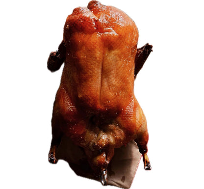 新鲜烹制的整只北京烤鸭（周六供应）