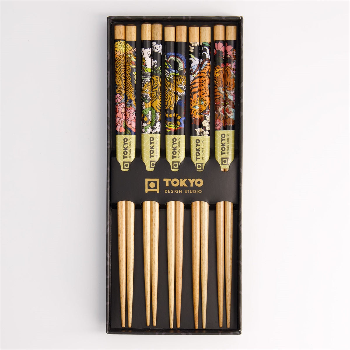 Yakuza Tiger baguettes Chopstick Giftset/5