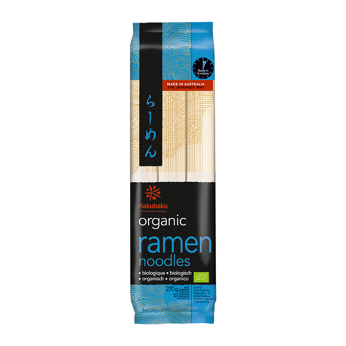 Ramen Biologique 270 G – HAKUBAKU