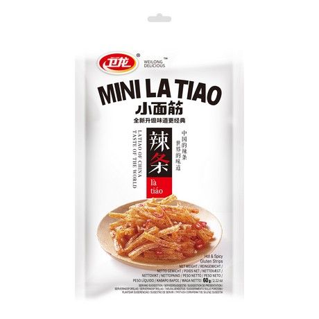 WL gluten spicy strips petit latiao 60g