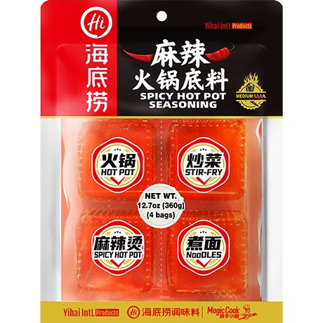 麻辣火锅底料（块） 4 X 90 GR 海底捞