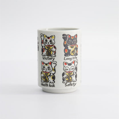 浮雕招财猫杯 7.2cmx10.2cm 260ml