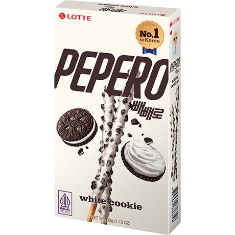 乐天百味白曲奇棒 32克