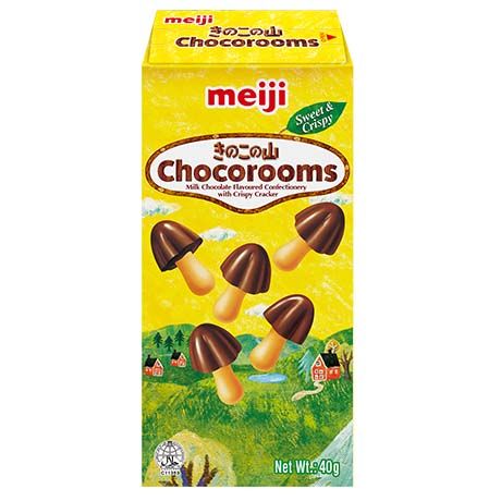 Biscuits au Chocolat Chocorooms 40 G MEIJI