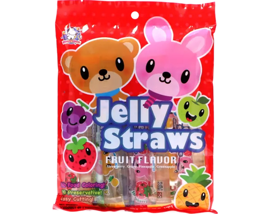 ABC - Bear and Bunny Jelly Straw Mix Bag 300g