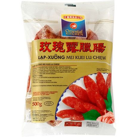 Saucisses au Mei Kuei Lu Chiew 500 G ORIENTAL KITCHEN