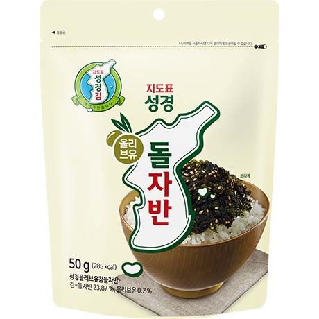 Flocons d’Algues Assaisonnés à l’Huile d’Olive 50 g – SUNG GYUNG