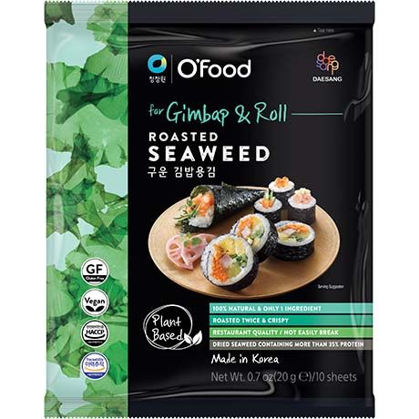 algues grillées pour sushi 10 feuilles O'FOOD 20g