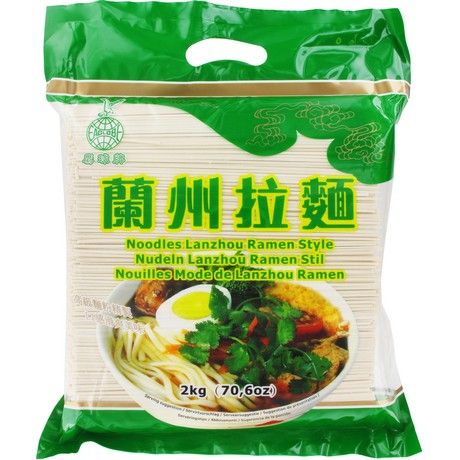 EAGLOBE Nouilles lanzhou pour Ramen 2 KG