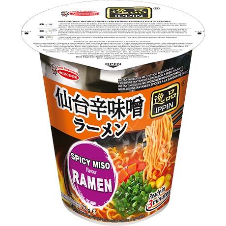 Nouilles Instantanées Ippin Miso Epicé 73 G ACECOOK