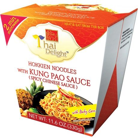 Nouilles Hokkien Avec Sauce Kung Pao 330 GR THAI DELIGHT