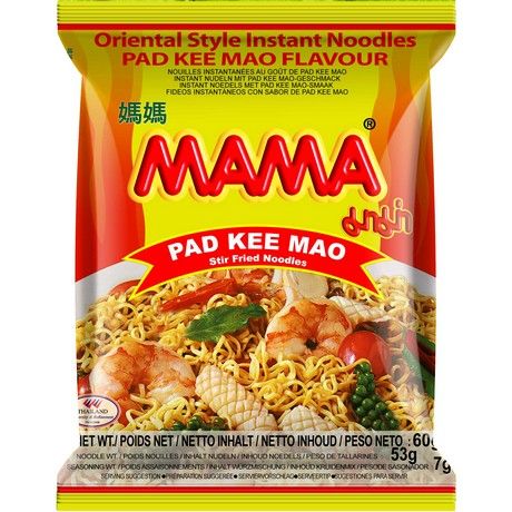 Nouilles Instantanée Pad Kee Mao 60 G MAMA