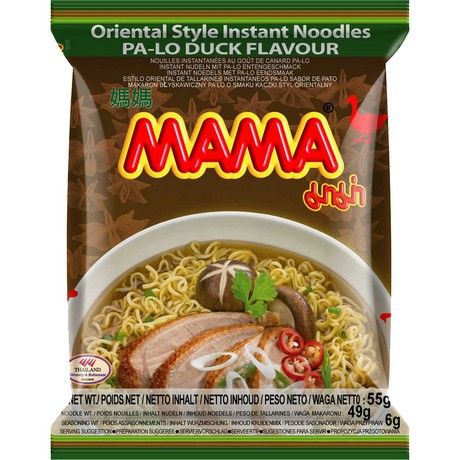 方便面。霸罗鸭 55 G MAMA